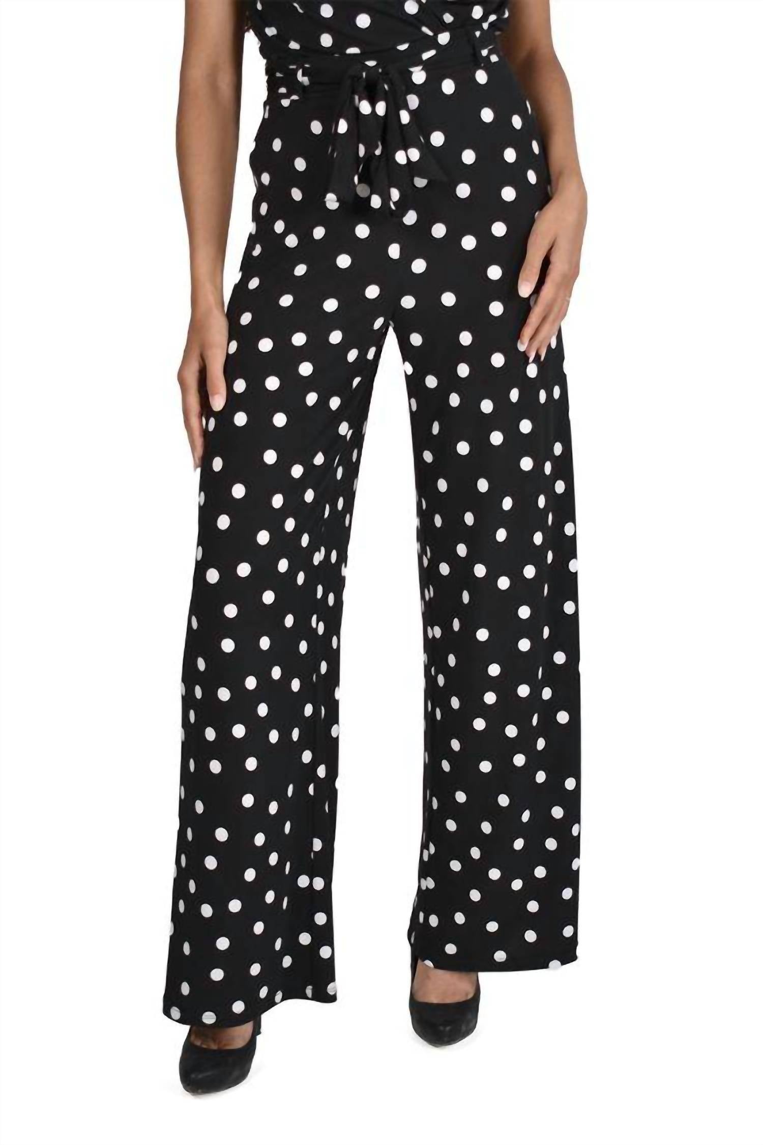 Frank Lyman - Bianca Pant With Removable Tie Belt - Plus