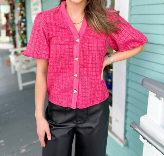 Thml - Puff Pastry Tweed Top