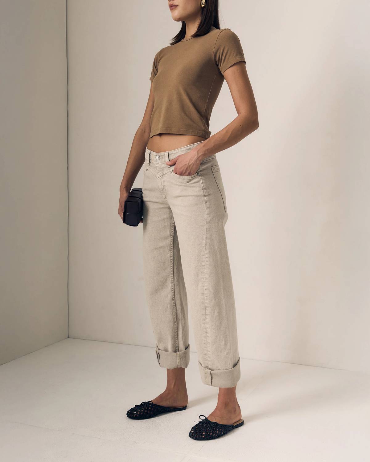 Le Jean - Selena Crop Cuffed Jean