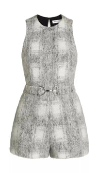 Amanda Uprichard - Hazel Wool Belted Romper