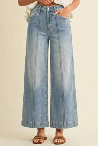 Anniewear - Stretch Wide Leg Jeans