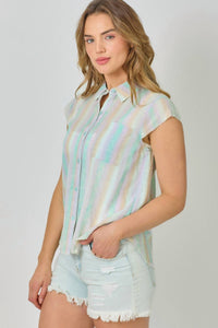 Mystree - Pastel Stripe Shirt