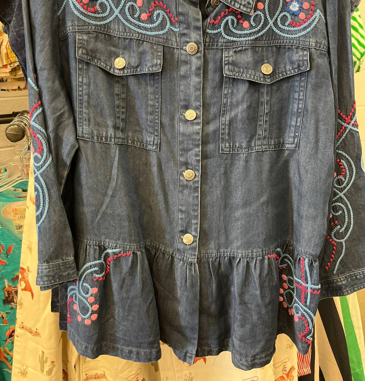 Johnny Was - Peplum Spread Collar Jacket