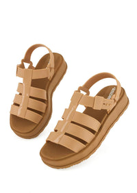 Andrea Women's Platform Sandal in light brown - women's sandal - view 4