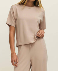 Z Supply Harbor Modal Top in parchment - women's t-shirt