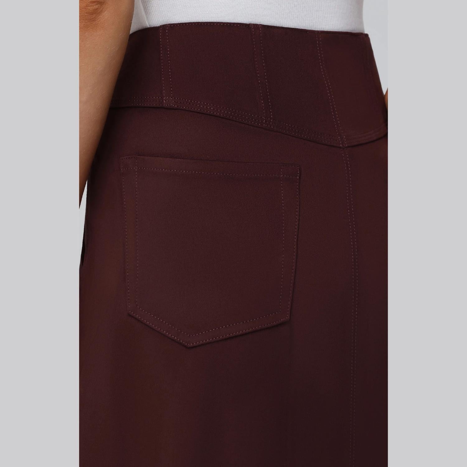 Frye - Faux Suede Midi Skirt