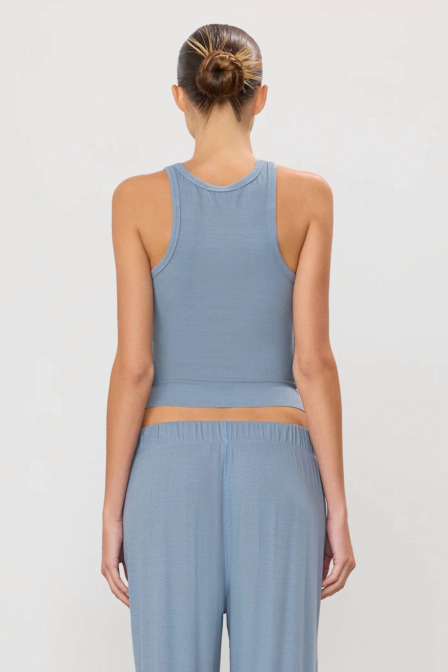 Eterne - High Neck Fitted Tank Top