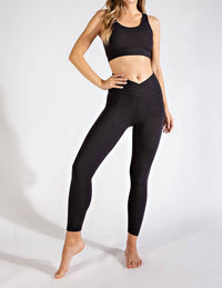 Rae Mode - Crossover Waist Full Length Leggings