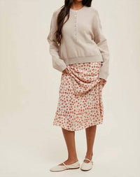 Wishlist - Henley Button-up Sweater