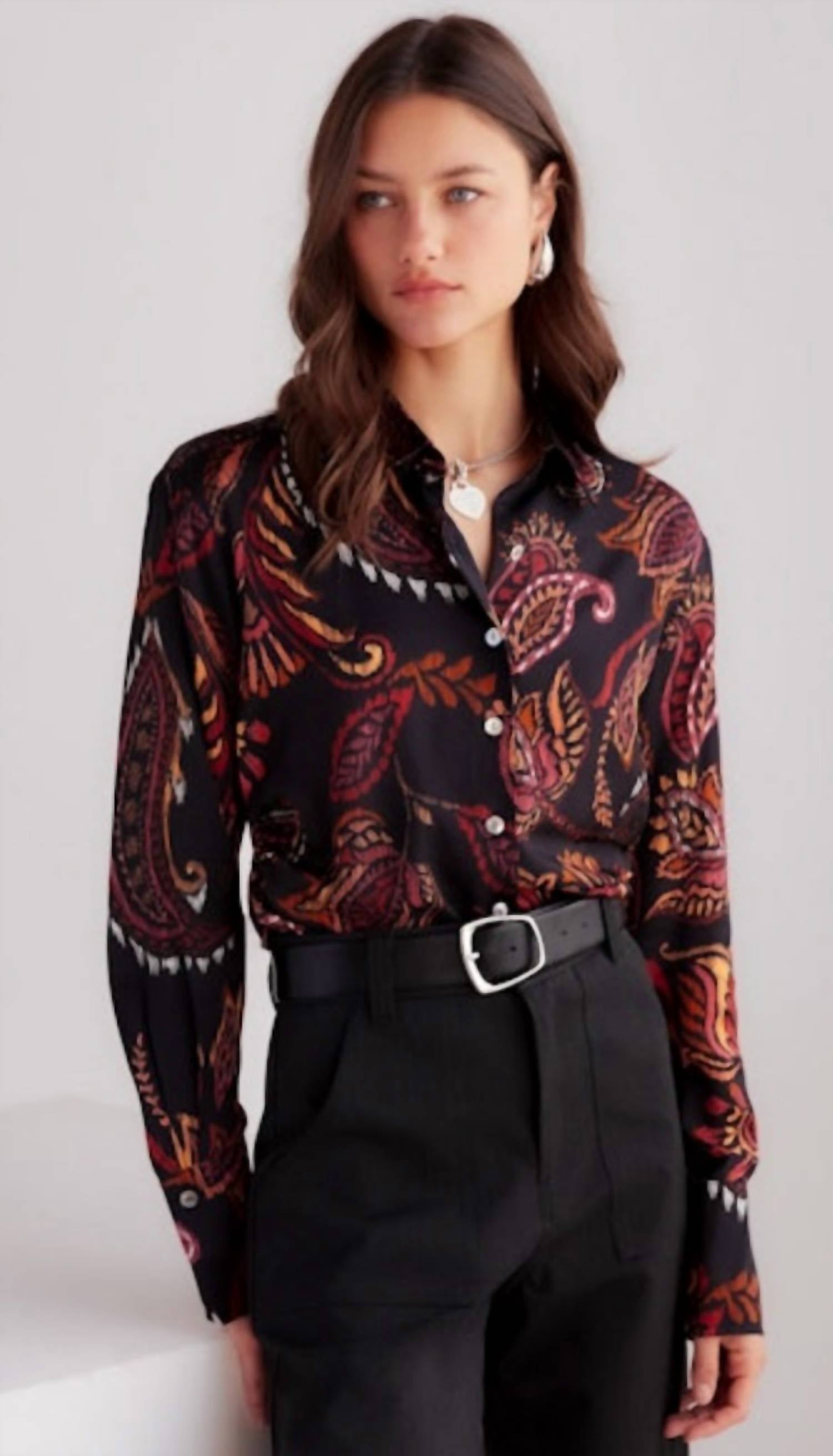 Fifteen Twenty - Tawnie Side Pleat Shirt