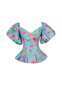 CELiA B Orchids Top in floral - women's blouse - view 4