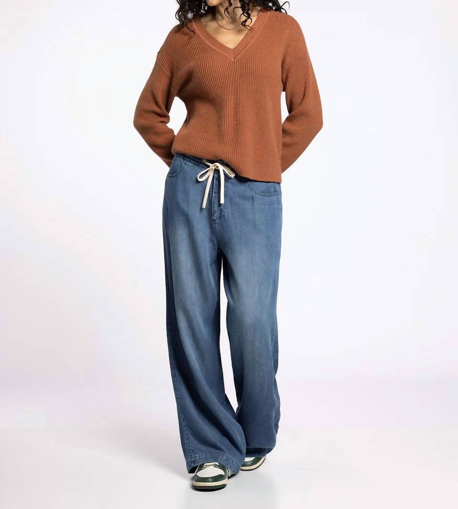 Thread & Supply Cornelia Sweater in rustic brown - women's sweater - view 5