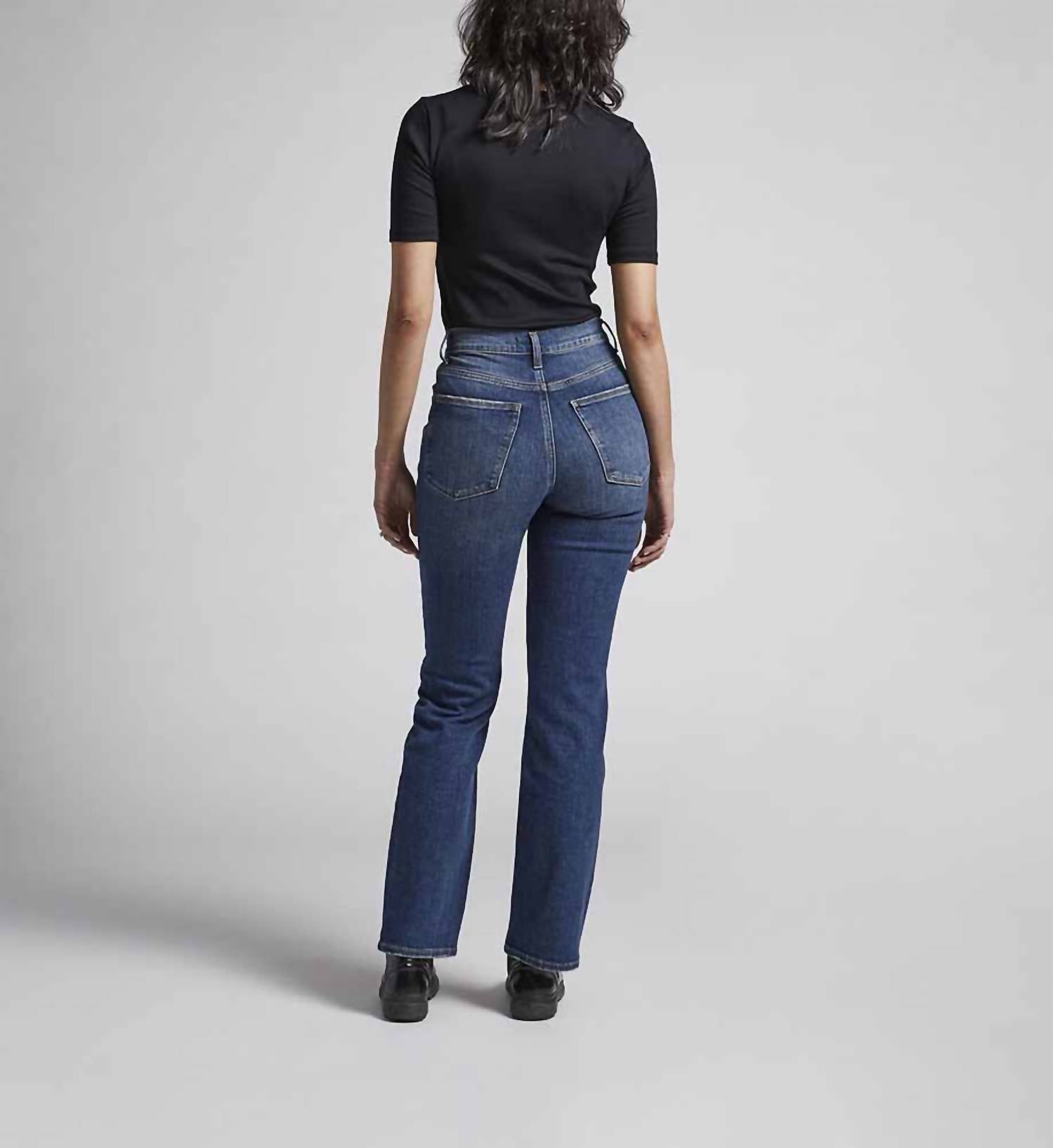 Silver Jeans Co 90's Vintage Bootcut Jeans in indigo - women's jeans - alternate view