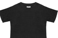 Mia - Women's Studded Short Sleeve Tee