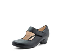 Ara Women's Calico Ii Mary Jane Pump in black napa leather - women's heels - detail view