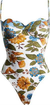 Farm Rio - Garden Scarf One Piece Swimsuit
