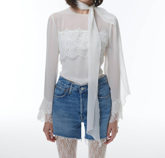 Theo The Label - Nyx High-waist Denim Shorts