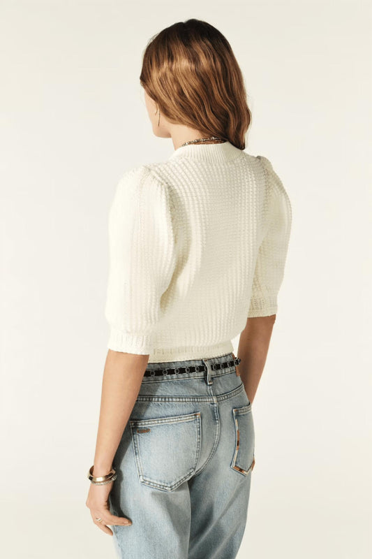 Ba&Sh - Garance Puffed Sleeves Cardigan