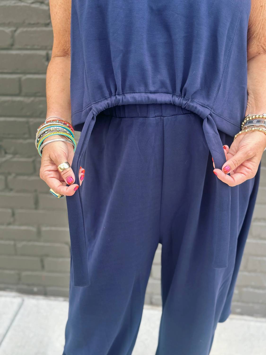 See And Be Seen - Dani Sleeveless Top And Straight Pants Set