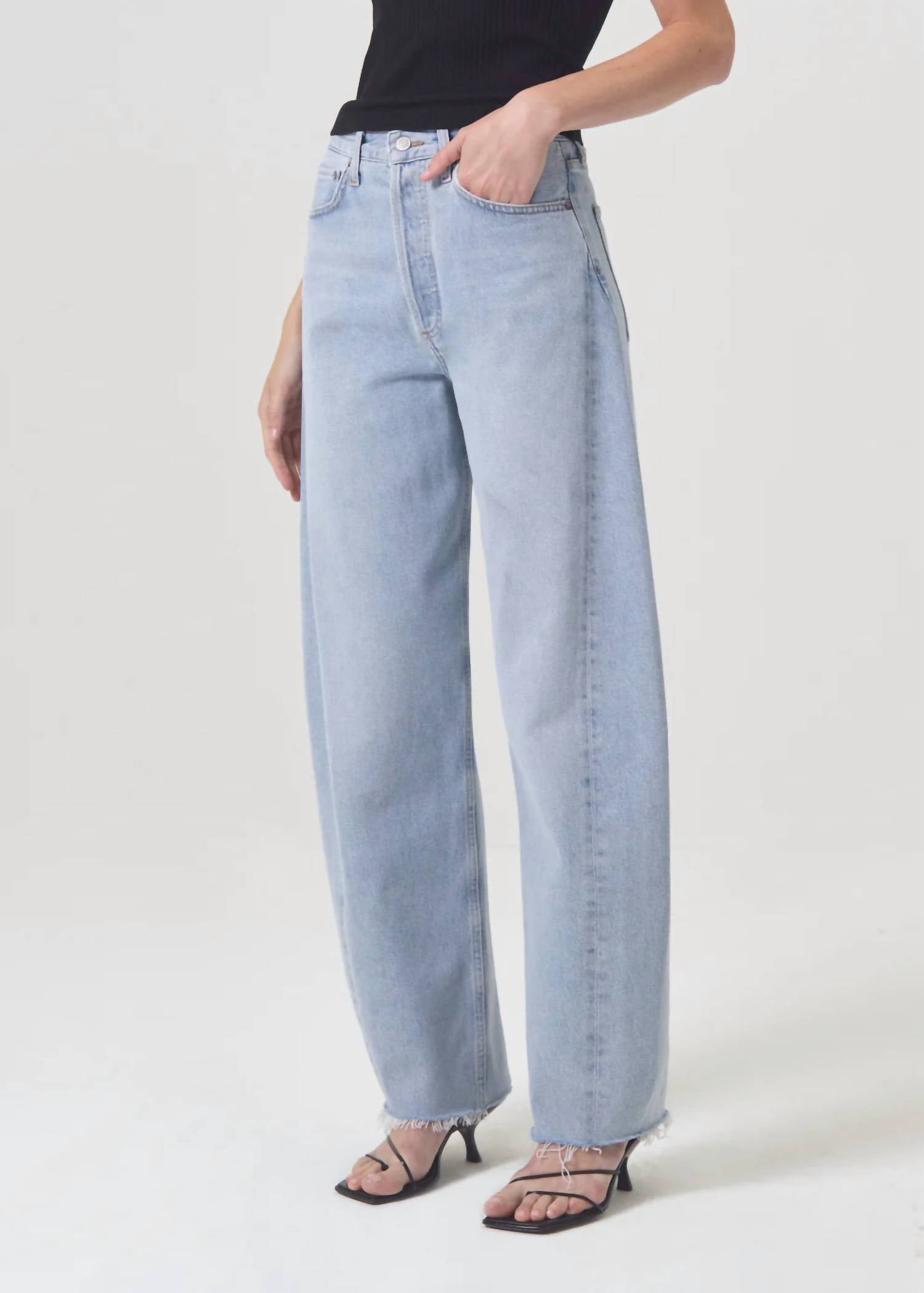 Agolde - Luna Pieced High Rise Jean