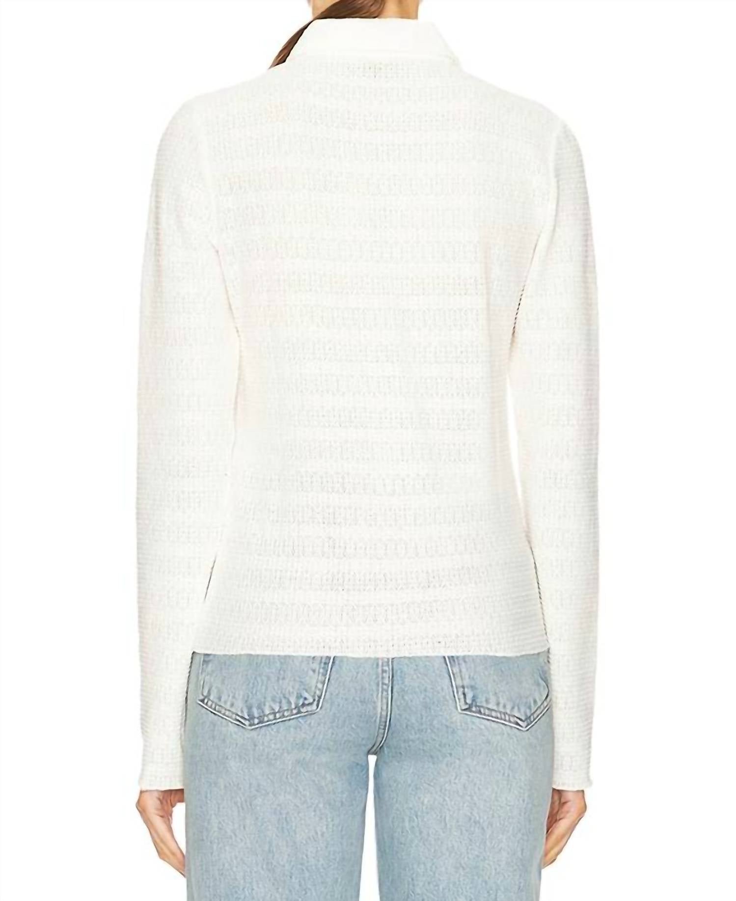 Rag & Bone - Julia Open Knit Polo Shirt
