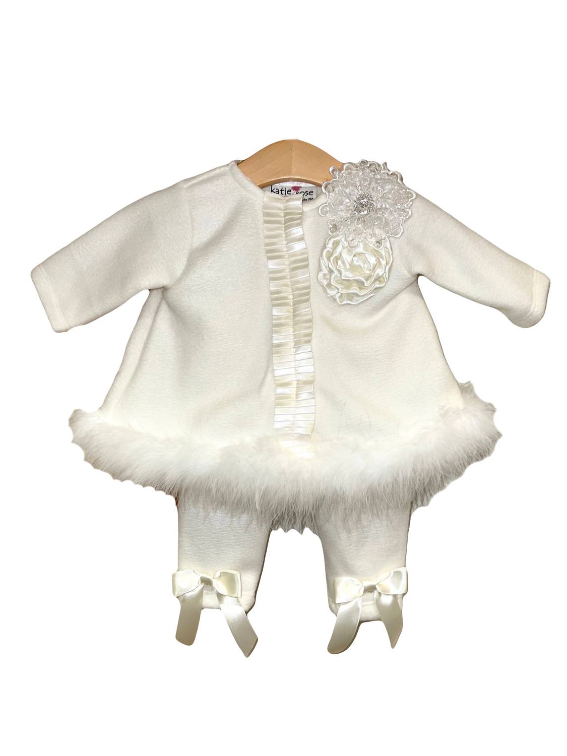Katie Rose - Girl's 2-Piece Fleece Swing Top & Pant