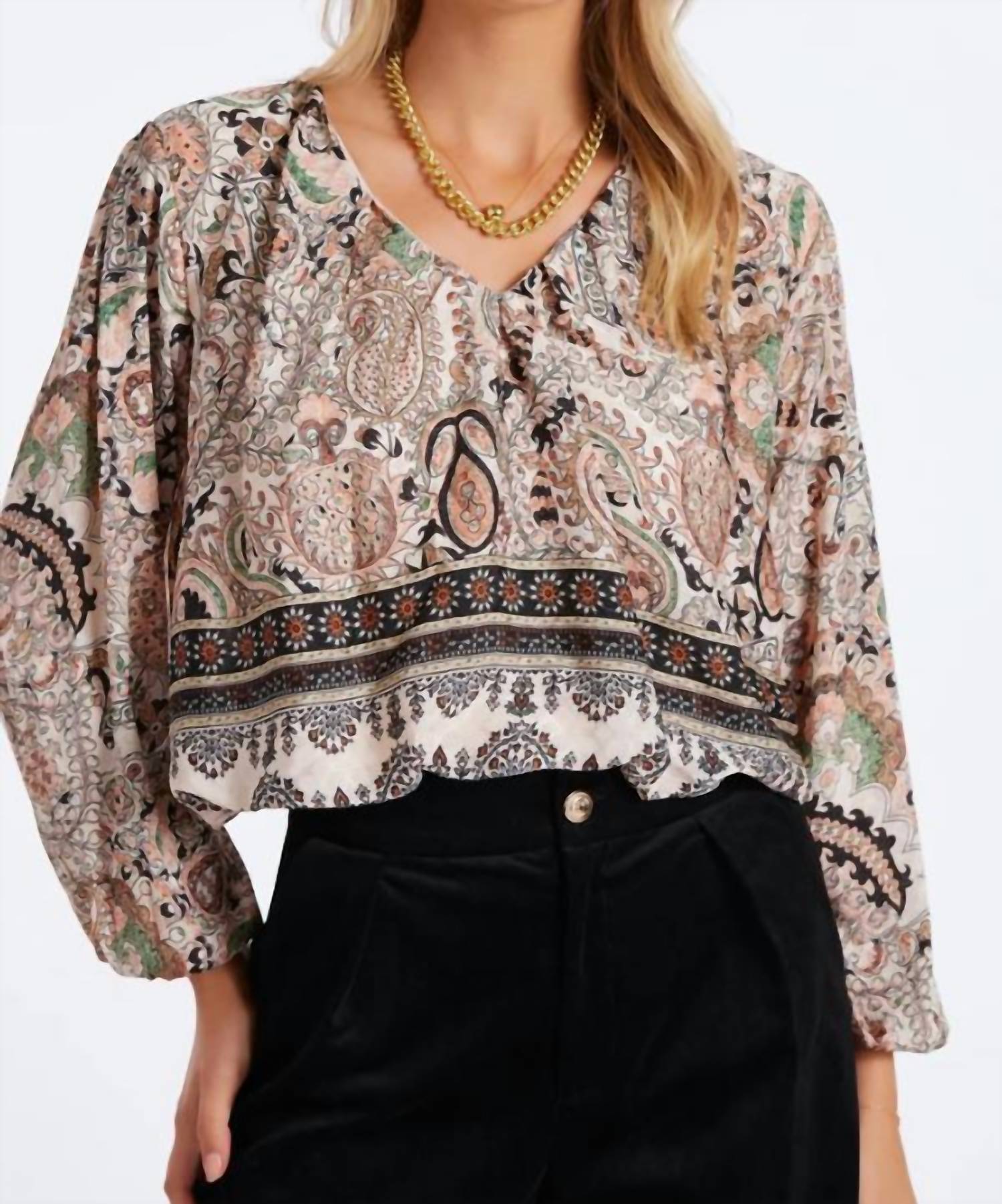 Bishop + Young - Maude Bubble Sleeve Top