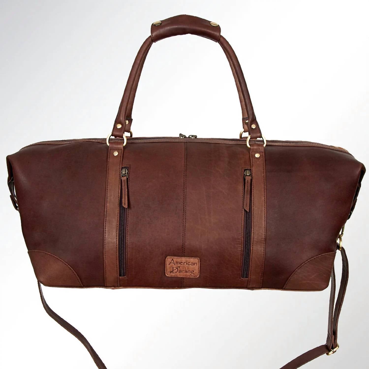 American Darling Women's Weekender Bag in brown 1 - women's bag - detail view