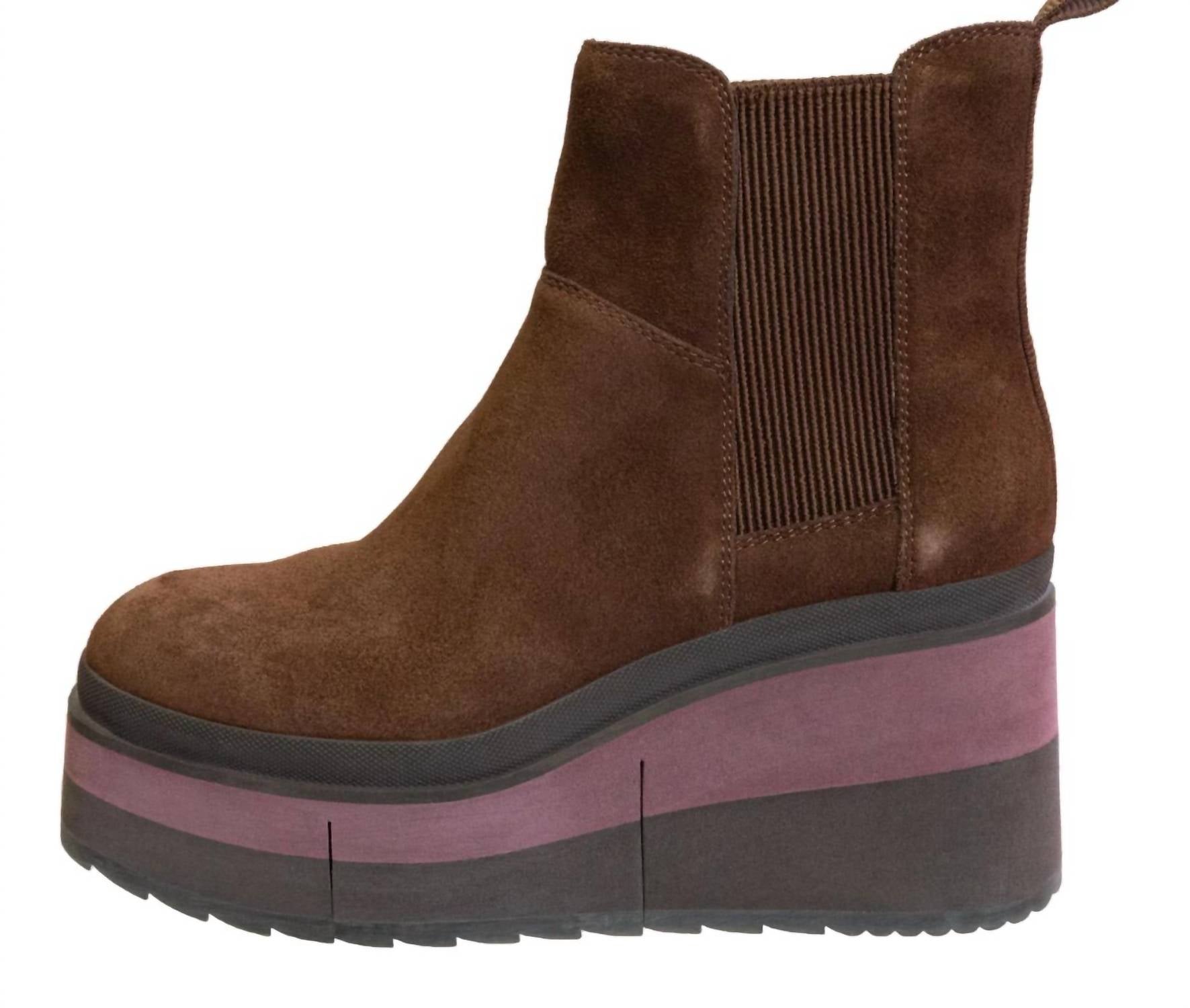 Naked Feet - Women's Guild Platform Chelsea Boots