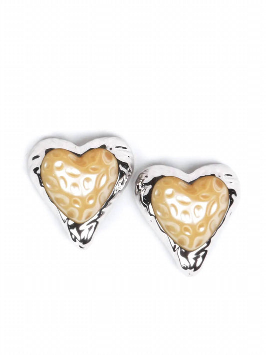 Julietta - Women's Heart Studs Earrings