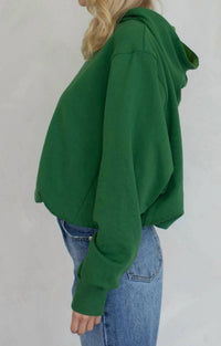 Things Between - Bubble Hem Hoodie Sweatshirt