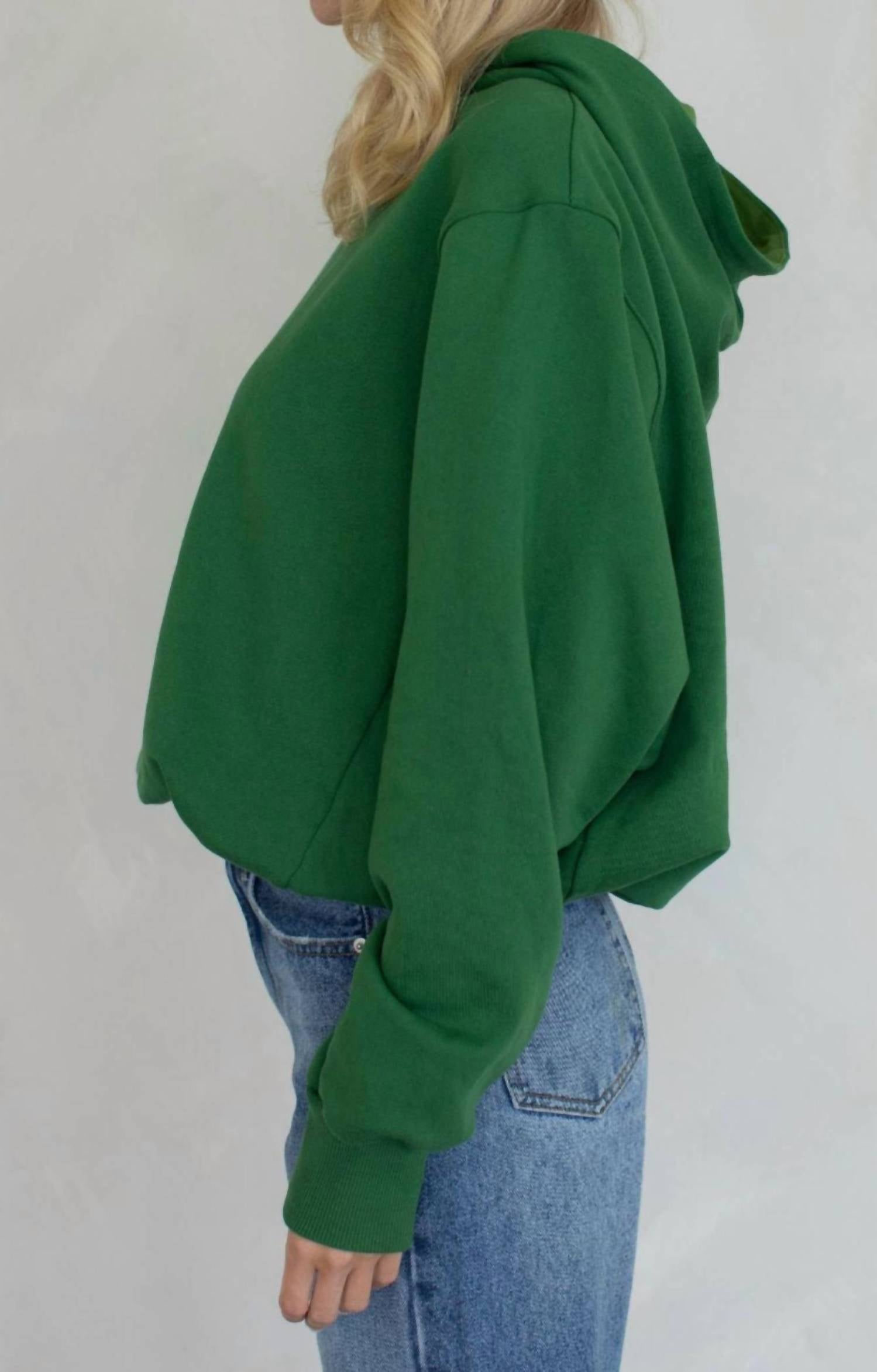 Things Between - Bubble Hem Hoodie Sweatshirt