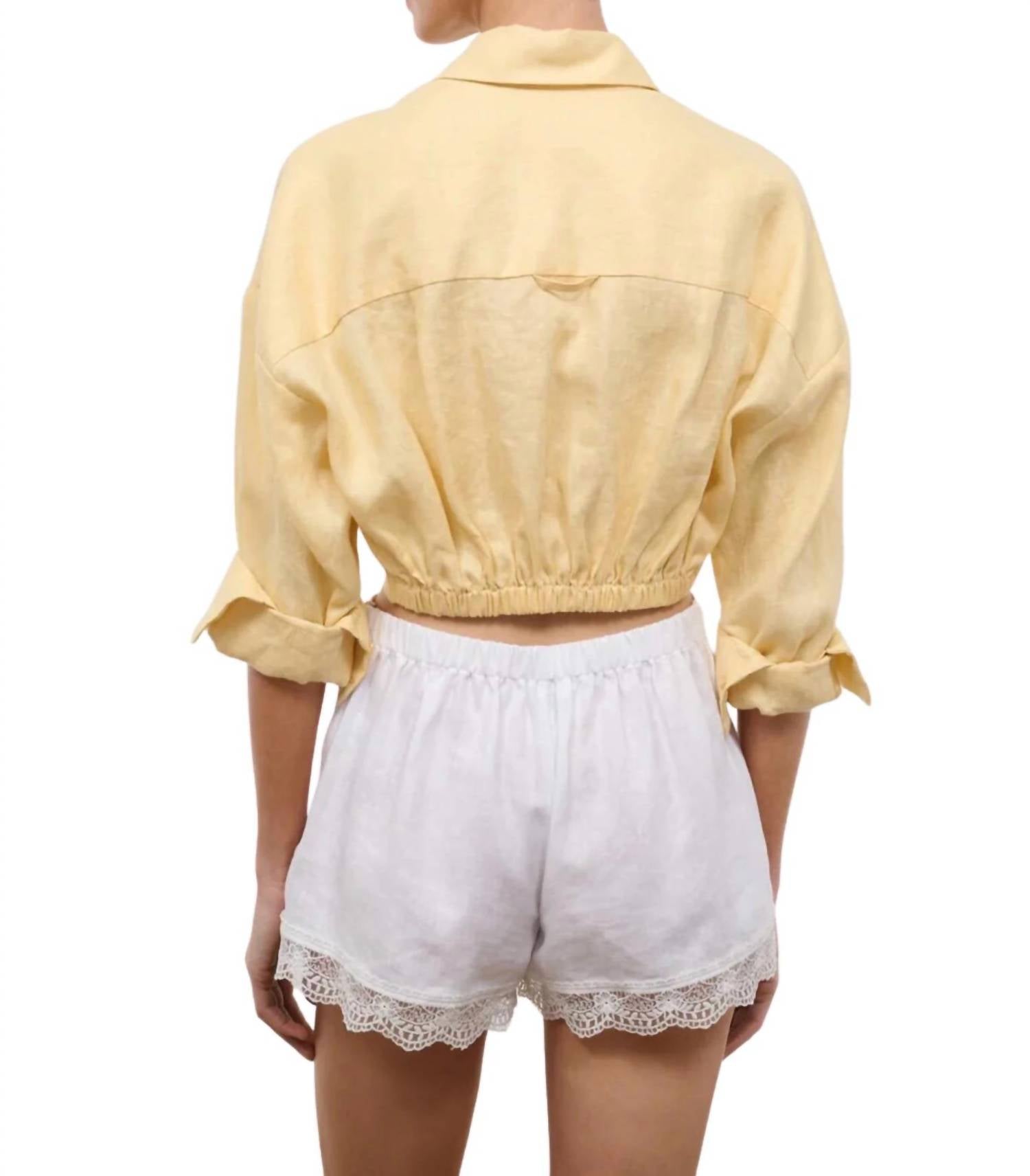 Staud - Women's Lisa Linen Top