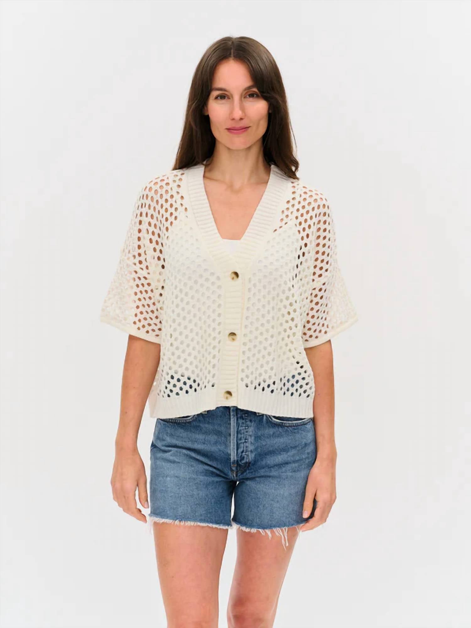 Six/Fifty - Dune Crochet Cardigan