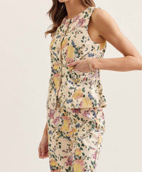 Entro - Emma Floral Print Top