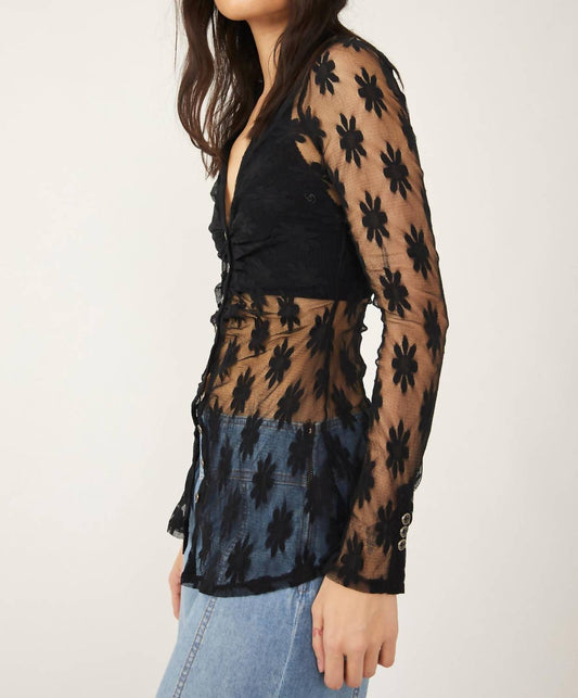 Free People - Flower Fields Long Sleeve Shirtee