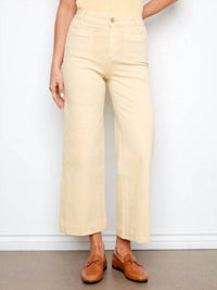 Charlie B - Twill Cropped Flare Leg Pant