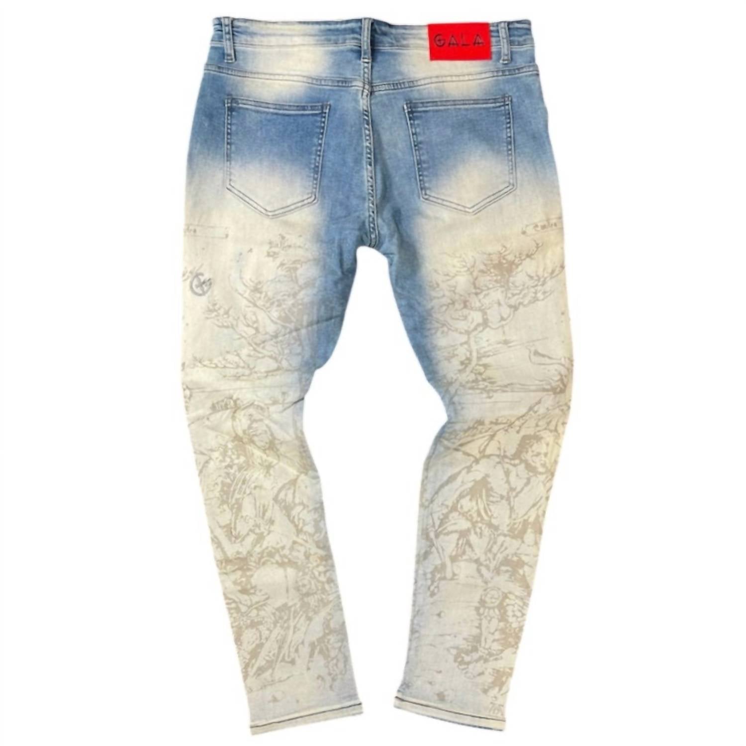 Gala - Prophetic Printed Denim Jeans