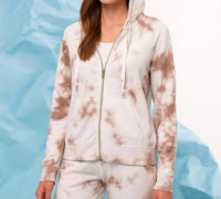 French Kyss - Tie Dye Zip Hoodie