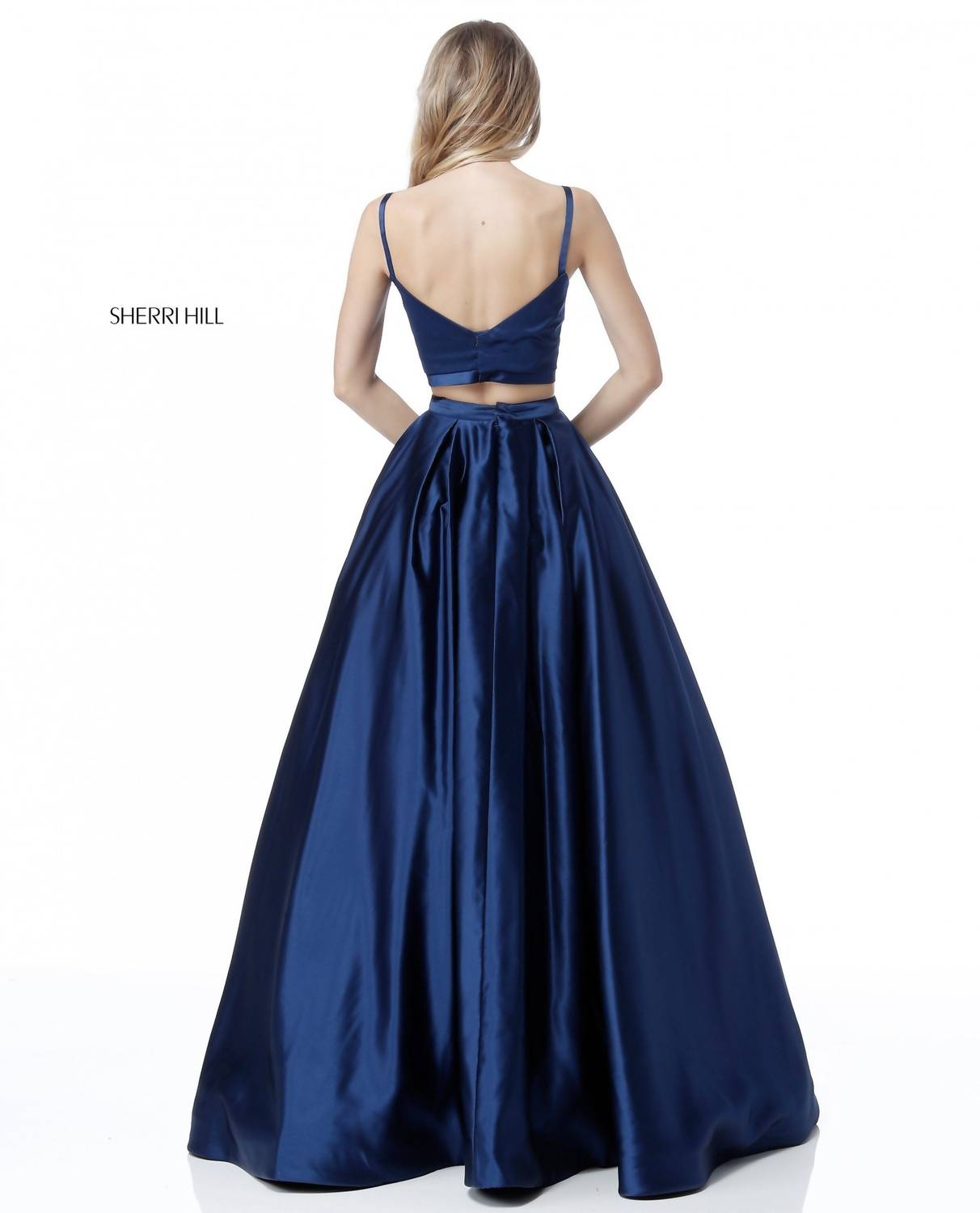 Sherri Hill - Two Piece Prom Gown With Pockets