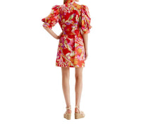 Tyler Boe Lydia Mini Dress in multi - women's dress - detail view