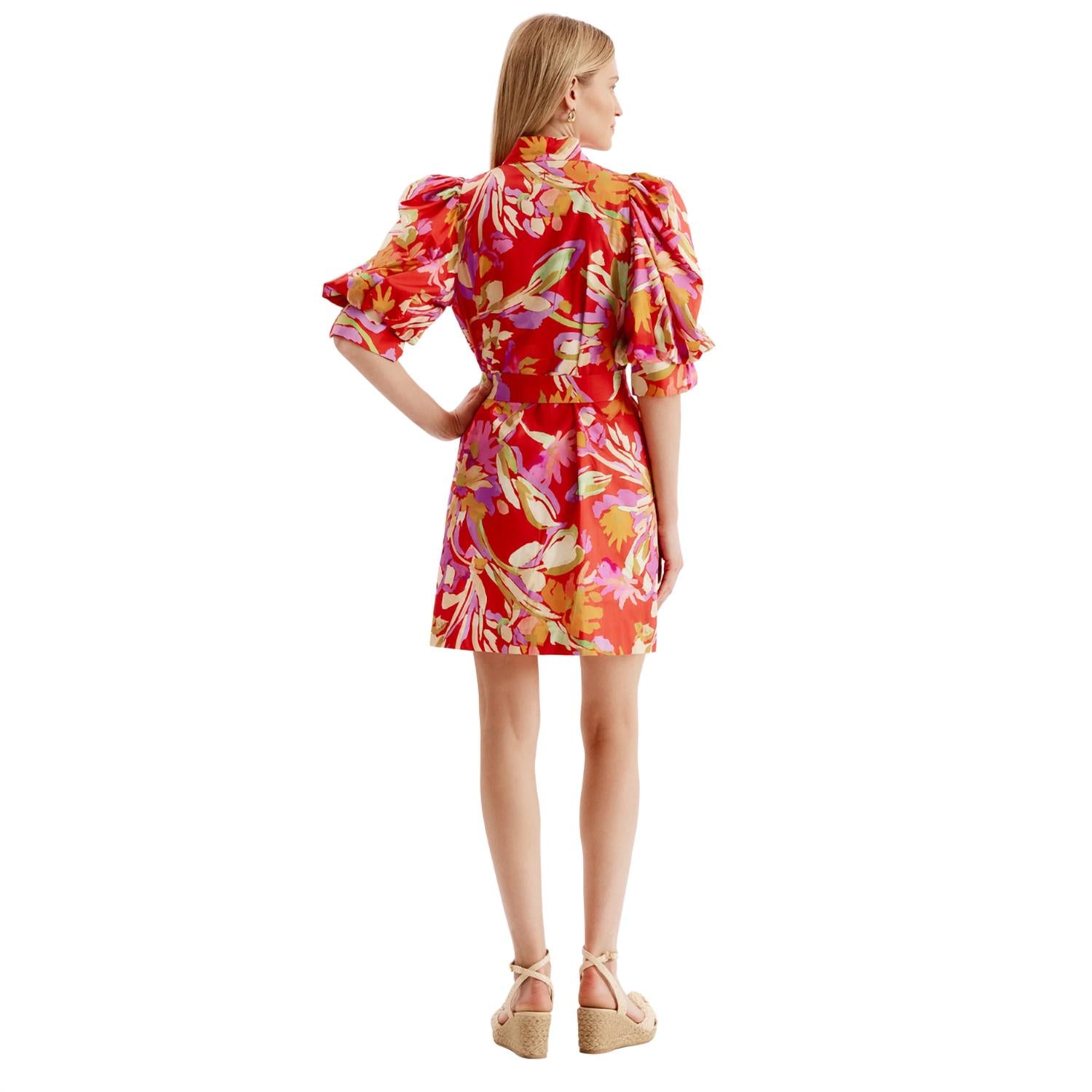 Tyler Boe Lydia Mini Dress in multi - women's dress - alternate view
