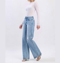 Vervet By Flying Monkey - Felicity High Rise Baggy Wide Jeans