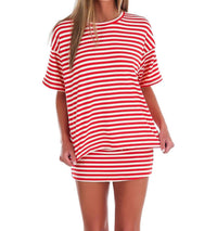 Le Lis - Women's According To You Stripe Two Piece Set