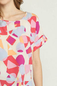 Entro - Abstract Printed Blouse