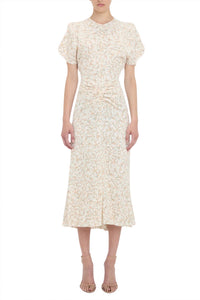 Victoria Beckham - Gathered Waist Midi Dress