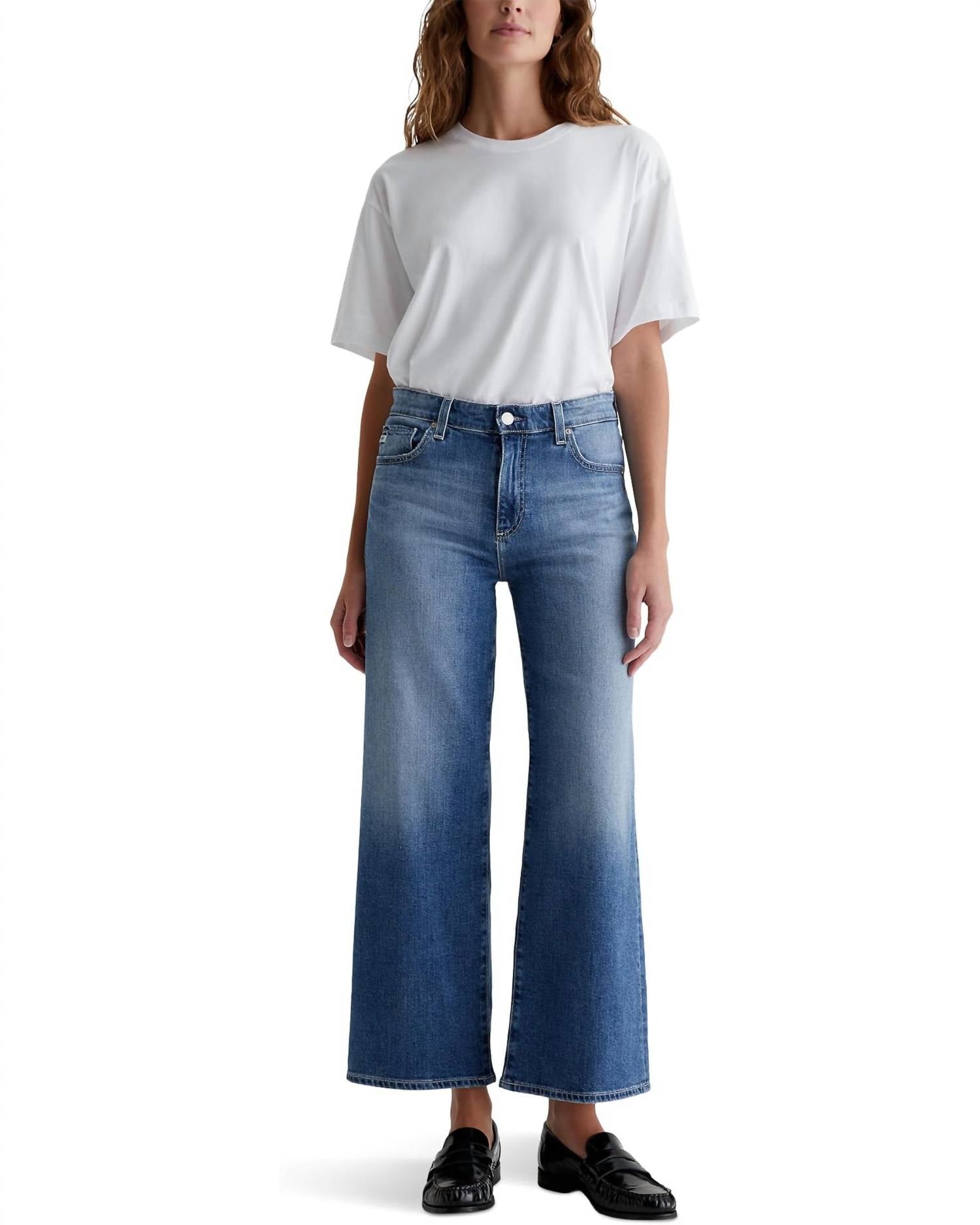 Ag Jeans - Saige Wide Leg Crop Jeans