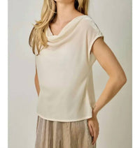 Mystree - Velvet Cowl Top