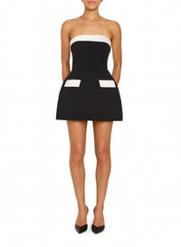 Amanda Uprichard - Lucienne Strapless Skort Romper