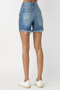 Risen - High Rise Distressed Short